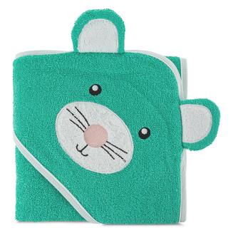Ręcznik dziecięcy z kapturkiem BABY71 100x100 Eurofirany miętowy