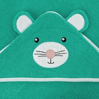 Ręcznik dziecięcy z kapturkiem BABY71 100x100 Eurofirany miętowy