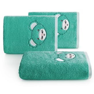 Ręcznik dziecięcy z kapturkiem BABY71 100x100 Eurofirany miętowy