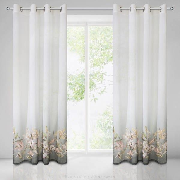 Zasłona gotowa na przelotkach PAMELA 140x250 Eurofirany