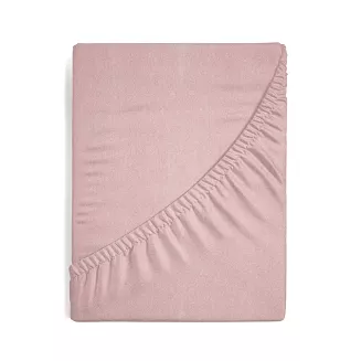 Prześcieradło jersey z gumką  240x220 Design91 jasnoróżowy