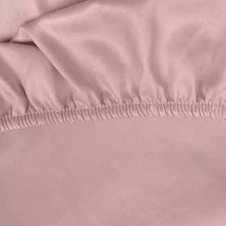 Prześcieradło jersey z gumką  240x220 Design91 jasnoróżowy