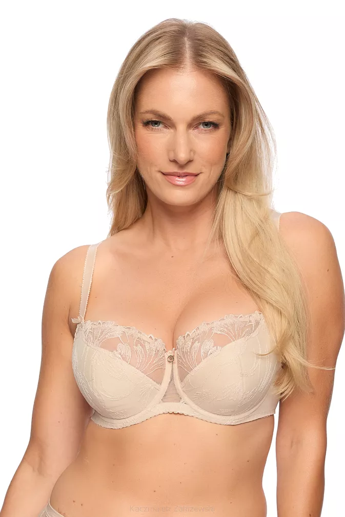 Biustonosz GAIA Semi-Soft Paris 1302 półusztywniany beżowy