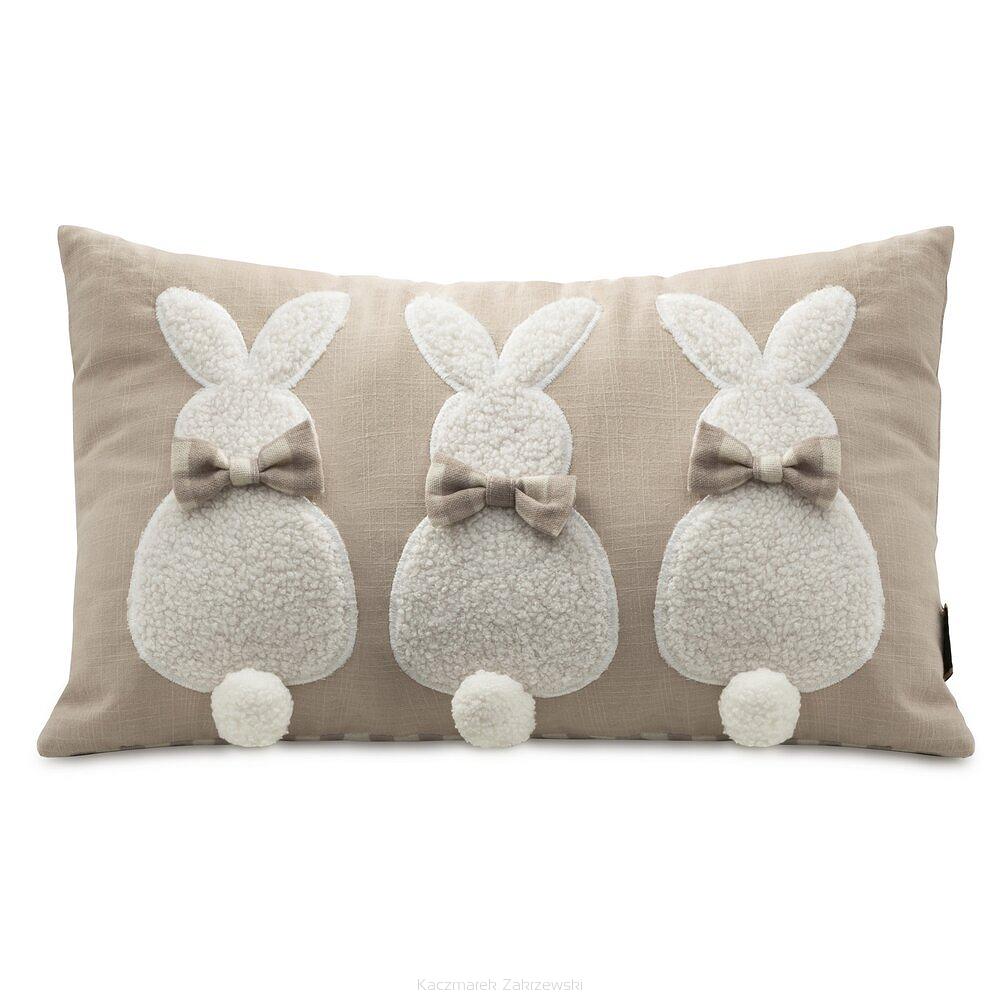 Poszewka dekoracyjna WIOSNA 30x50 Eurofirany beżowy