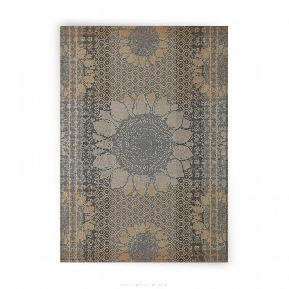 Ścierka kuchenna Sunflowers 50x70 Zwoltex GOAT szara