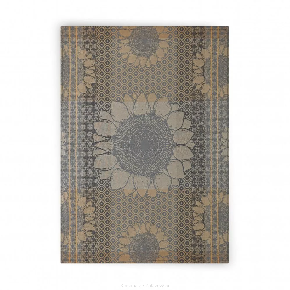 Ścierka kuchenna Sunflowers 50x70 Zwoltex GOAT szara