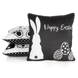 Poszewka dekoracyjna WIOSNA 45x45 Eurofirany czarny