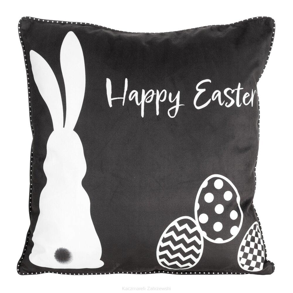 Poszewka dekoracyjna WIOSNA 45x45 Eurofirany czarny