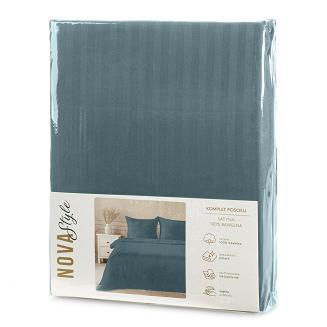 Pościel satynowa VERA 220x200 Eurofirany morski