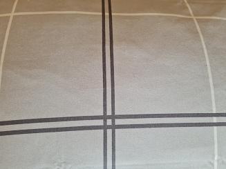 Pościel flanelowa 200x220 krata szara grafitowa