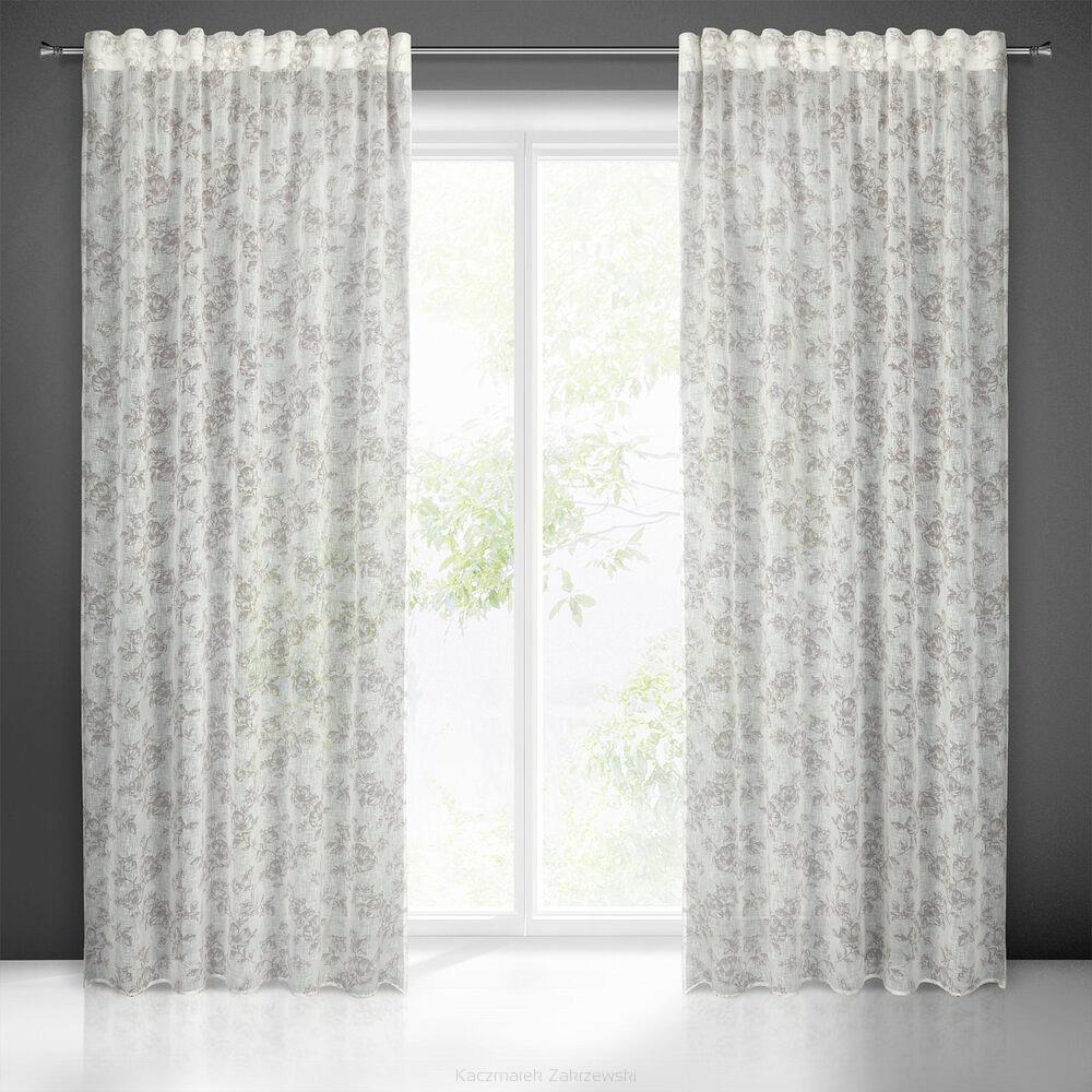 Zasłona gotowa na taśmie WIKI 140x270 Eurofirany biały