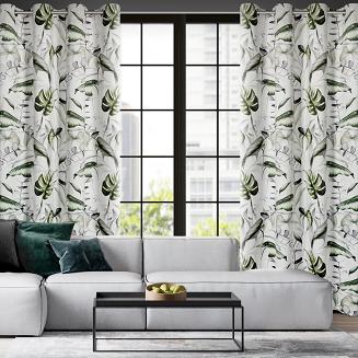 Zasłona gotowa na przelotkach ELLEN 140x250 Eurofirany biały