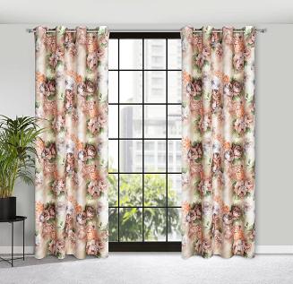 Zasłona gotowa na przelotkach ALTEA 140x250 Eurofirany wielokolorowy