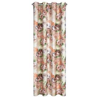 Zasłona gotowa na przelotkach ALTEA 140x250 Eurofirany wielokolorowy