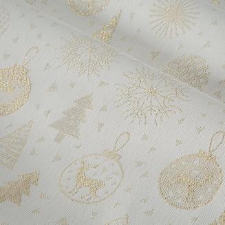 Obrus dekoracyjny FLASH 135x180 Eurofirany złoty