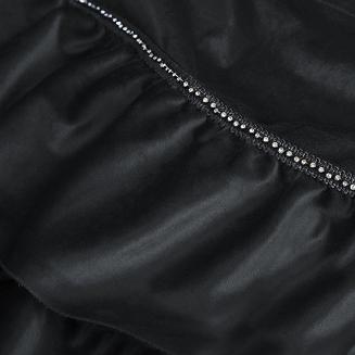 Zasłona gotowa na przelotkach SAMI 140x250 Eurofirany czarny