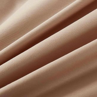 Pościel satyna bawełniana Queen Premium 140x200 biała ze złotą lamówką