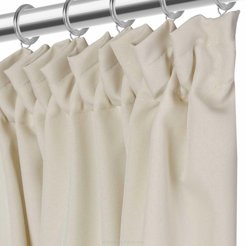 Zasłona gotowa na taśmie VIVA 140x175 półzaciemniająca jasnobeżowa