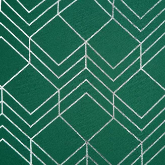 Zasłona gotowa na przelotkach POLI 140x250 Design91 zielony