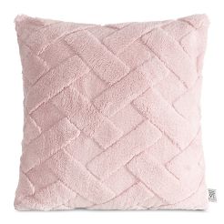 Poszewka dekoracyjna CARO 45x45 Design91 pudrowy róż