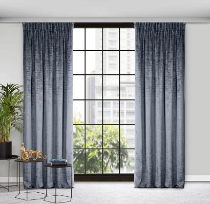 Zasłona gotowa na taśmie DARIA 140x270 Eurofirany stalowa