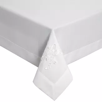Obrus dekoracyjny BARI 140x180 Eurofirany biały