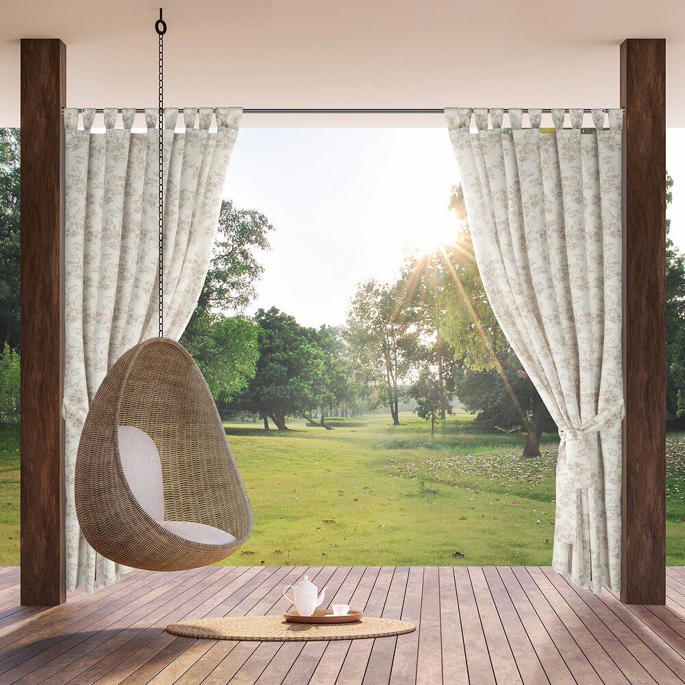 Zasłona gotowa na szelkach GARDEN 155x260 Eurofirany kremowy