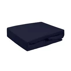 Prześcieradło frotte z gumką 140x200 Darymex ciemny granat
