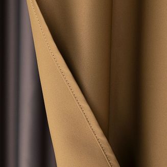 Zasłona gotowa typu blackout na przelotkach DONA 140x 250 khaki