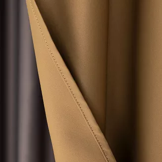 Zasłona gotowa typu blackout na przelotkach DONA 140x 250 khaki