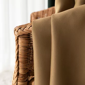 Zasłona gotowa typu blackout na przelotkach DONA 140x 250 khaki