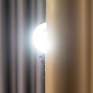 Zasłona gotowa typu blackout na przelotkach DONA 140x 250 khaki