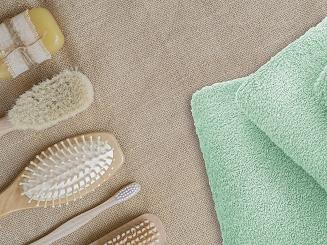 Ręcznik frotte Bari 100x150 gładki szałwiowy