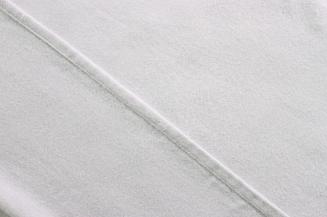 Prześcieradło flanelowe bez gumki 180x200 białe