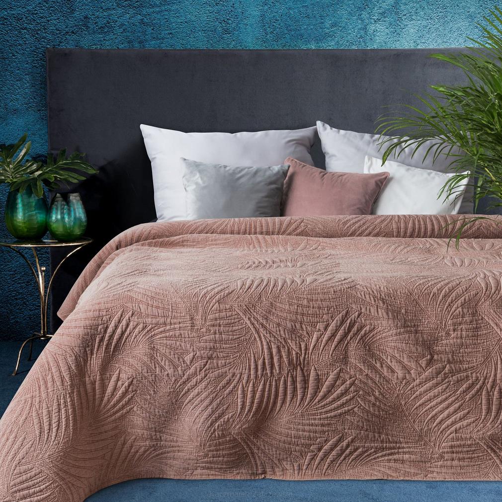 Narzuta dekoracyjna STONE 220x240 różowy