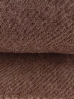 Koc z wełny nowozelandzkiej MAGDA 150x200 diagonalny beżowy