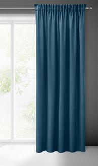 Zasłona gotowa na taśmie ZAS 140x270 Pierre Cardin Eurofirany niebieski