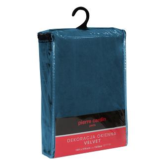 Zasłona gotowa na taśmie ZAS 140x270 Pierre Cardin Eurofirany niebieski