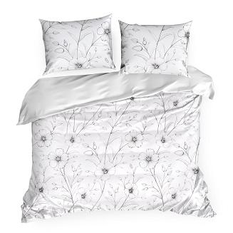 Pościel satynowa SPRING 160x200 Eurofirany biały