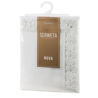 Obrus dekoracyjny LAURA 85x85 Eurofirany biały