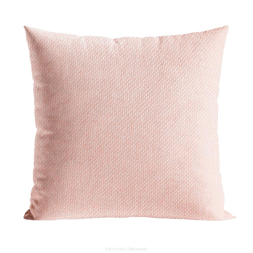Poszewka dekoracyjna MOLLY 40x40 strukturalna pudrowy róż