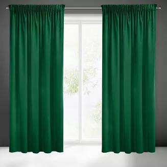 Zasłona gotowa na taśmie ZAS 140x270 Pierre Cardin Eurofirany zielony