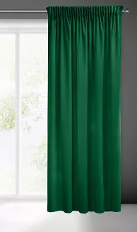 Zasłona gotowa na taśmie ZAS 140x270 Pierre Cardin Eurofirany zielony