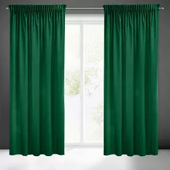 Zasłona gotowa na taśmie ZAS 140x270 Pierre Cardin Eurofirany zielony