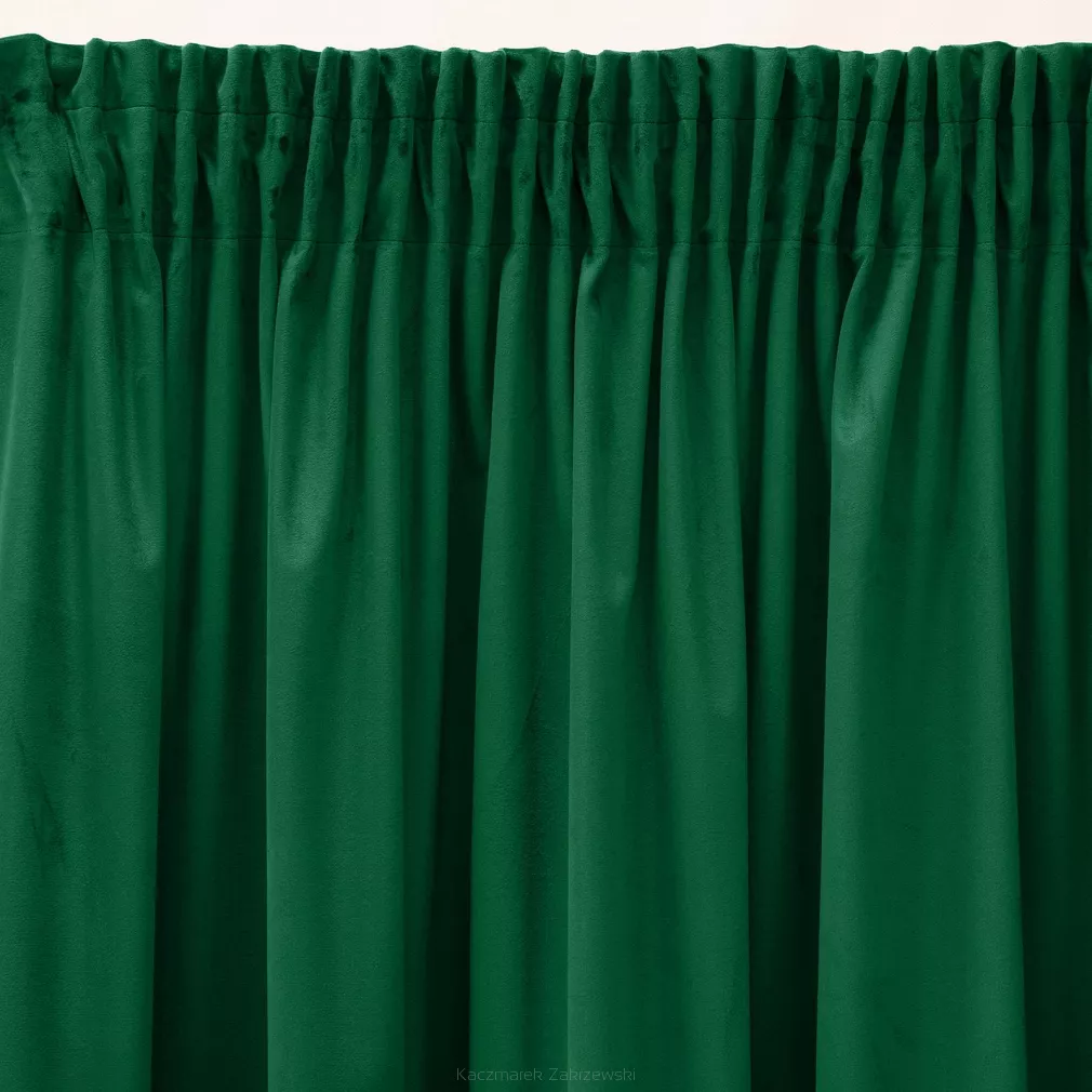 Zasłona gotowa na taśmie ZAS 140x270 Pierre Cardin Eurofirany zielony