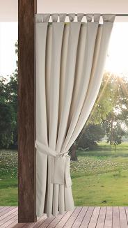 Zasłona gotowa na taśmie GARDEN2 155x220 Eurofirany beżowy