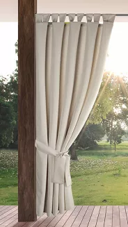 Zasłona gotowa na taśmie GARDEN2 155x220 Eurofirany beżowy