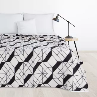Koc narzuta GEO 150x200 Design91 beżowy