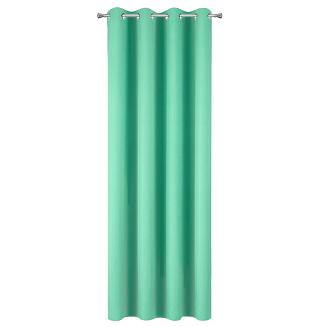 Zasłona gotowa na przelotkach RITA 140x250 Eurofirany miętowa