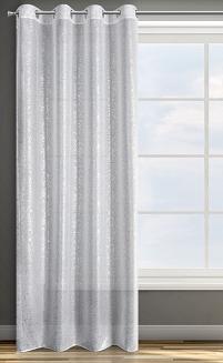 Zasłona gotowa na przelotkach MILY 140x250 Design91 biały